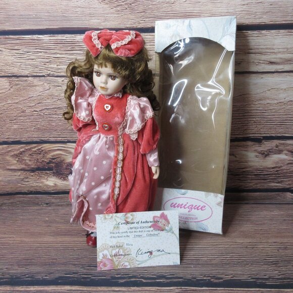 UniQue Porcelain Doll Limited Edition 16" - Maria - Picture 2 of 10